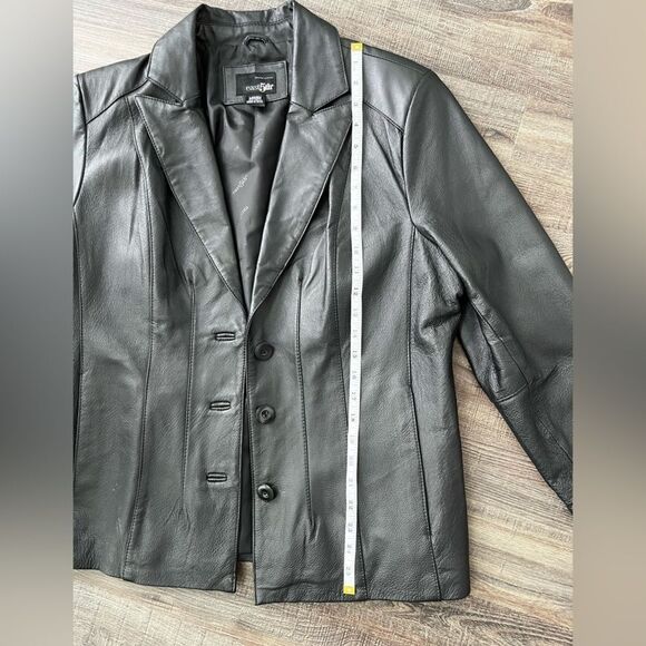 East 5th Genuine Leather Jacket Black Large - Picture 12 of 14